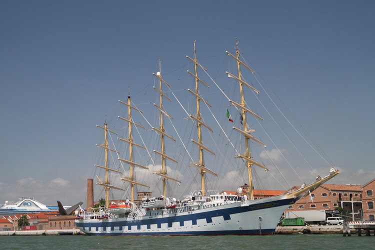 Royal Clipper Five masted sailing ship Royal Clipper