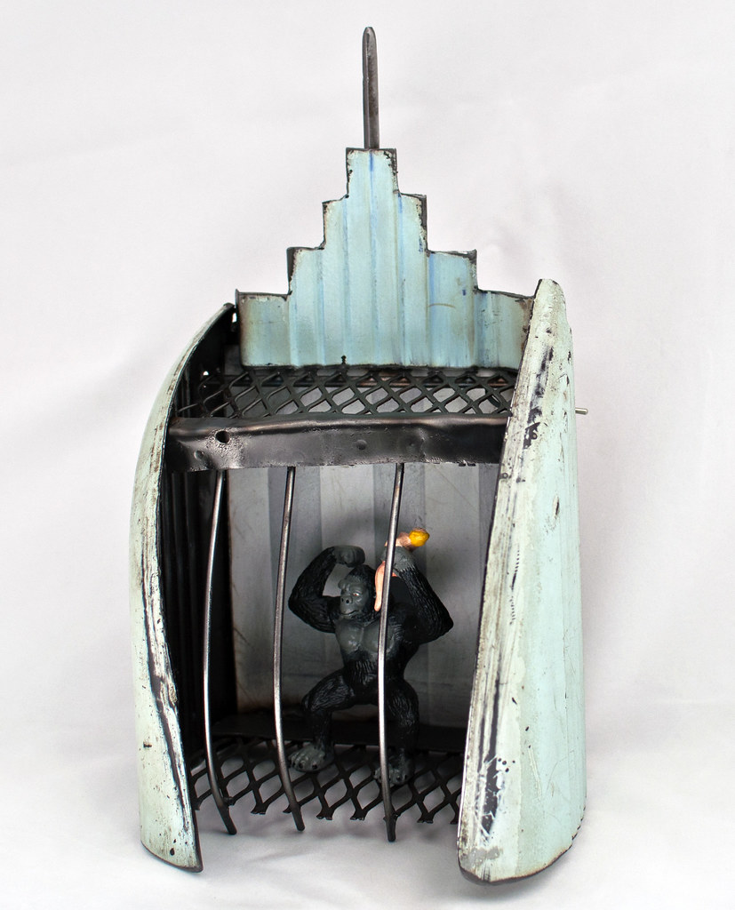 Portfolio K Metal Sculpture Shadow Box. Recycled metal fro… Flickr