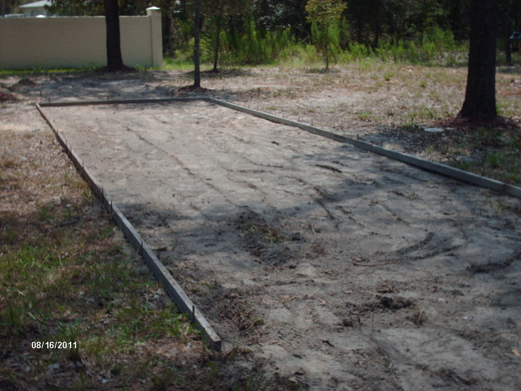 12' x 40' RV Parking Pad with Crushed Concrete Driveway Flickr