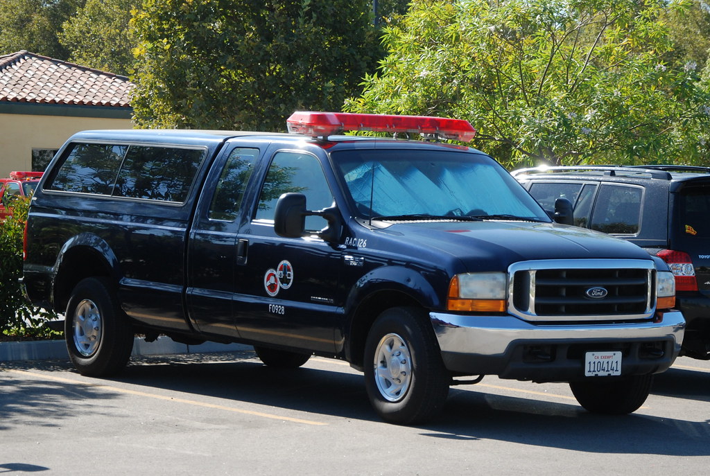 LOS ANGELES COUNTY FIRE DEPARTMENT (LACoFD) FORD PICKUP TRUCK painted