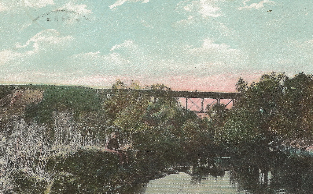 DEPOT Tecumseh MI 1909 Lenawee County Raisin River High Br… Flickr