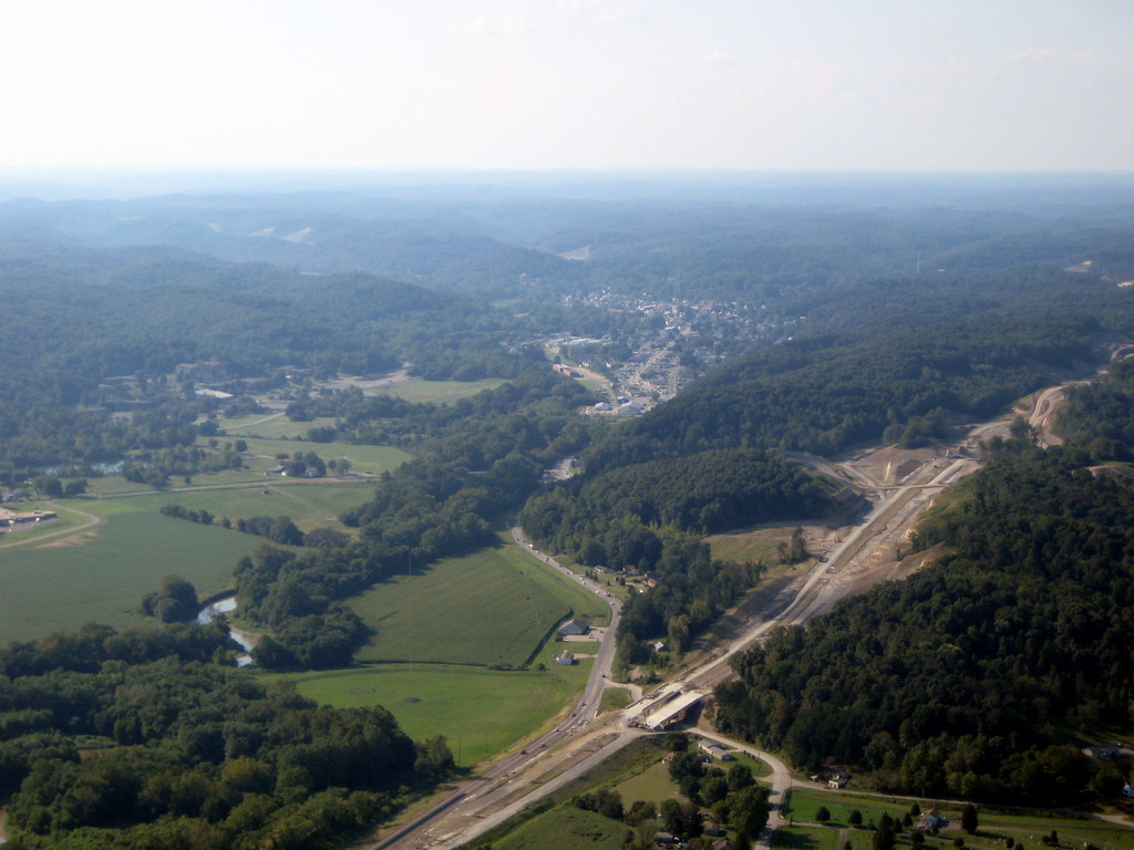 Nelsonville Bypass Looking west toward Nelsonville from th… Flickr