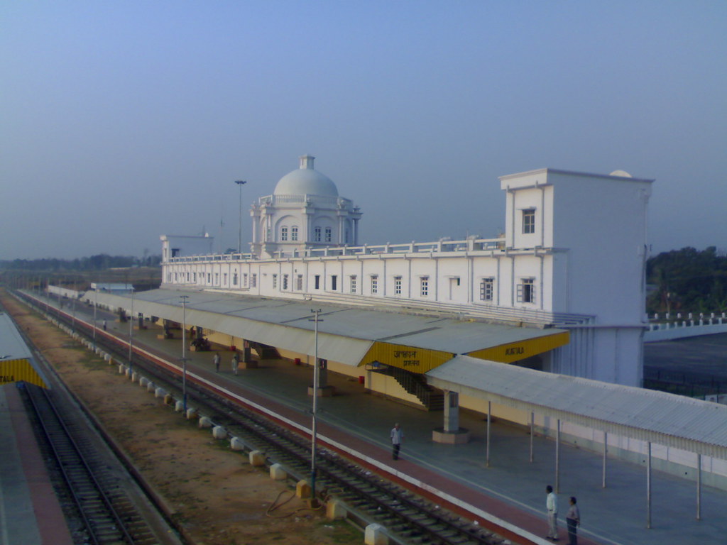Agartala Railway station 2009,Tripura Kaushik Nandi Flickr