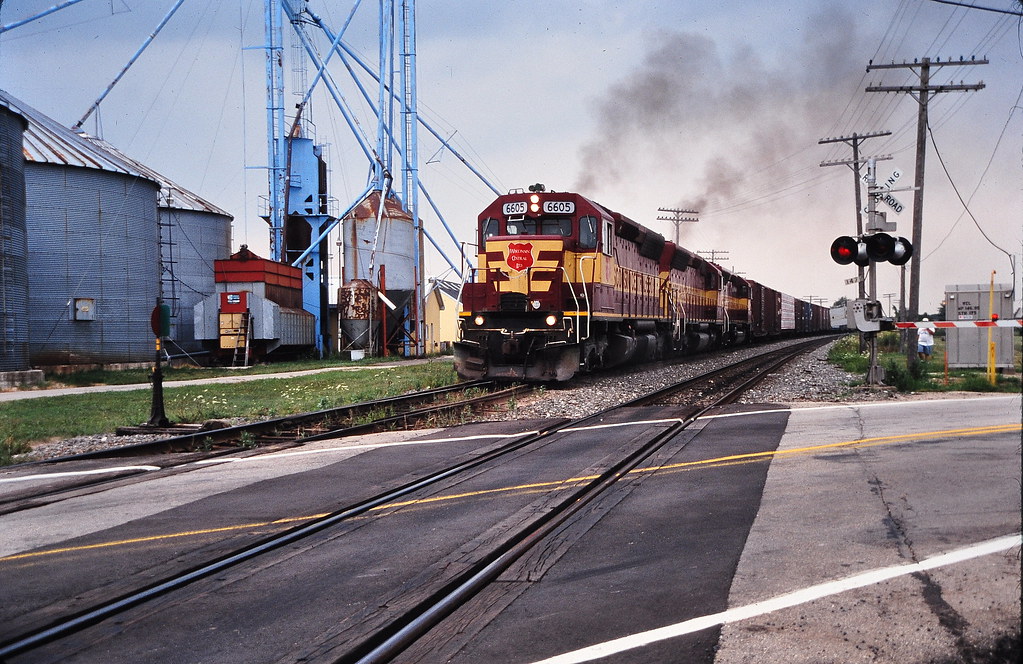 Wisconsin Central SD45's at Lomira Wis 2001 South bound W… Flickr