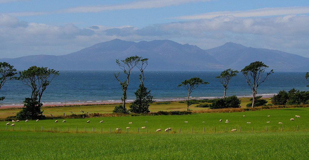 Arran from Portencross Road Arran from Portencross Road Flickr