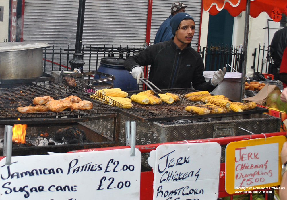 Carnival foods continued Food stands at the Notting Hill C… Flickr