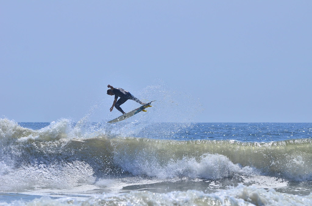 surfing surfer Long Beach NY Long Beach New York Hurricane… Flickr