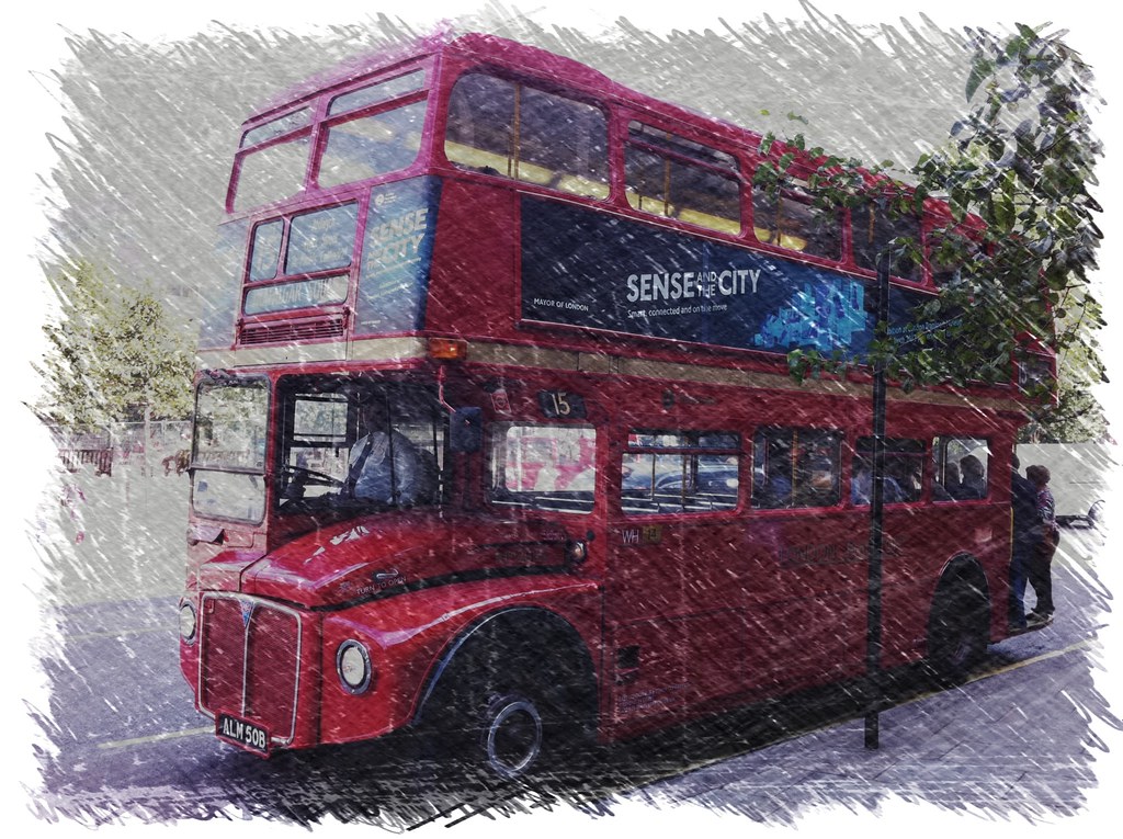 Iconic heritage bus no. 15 snap 2 This time I converted … Flickr