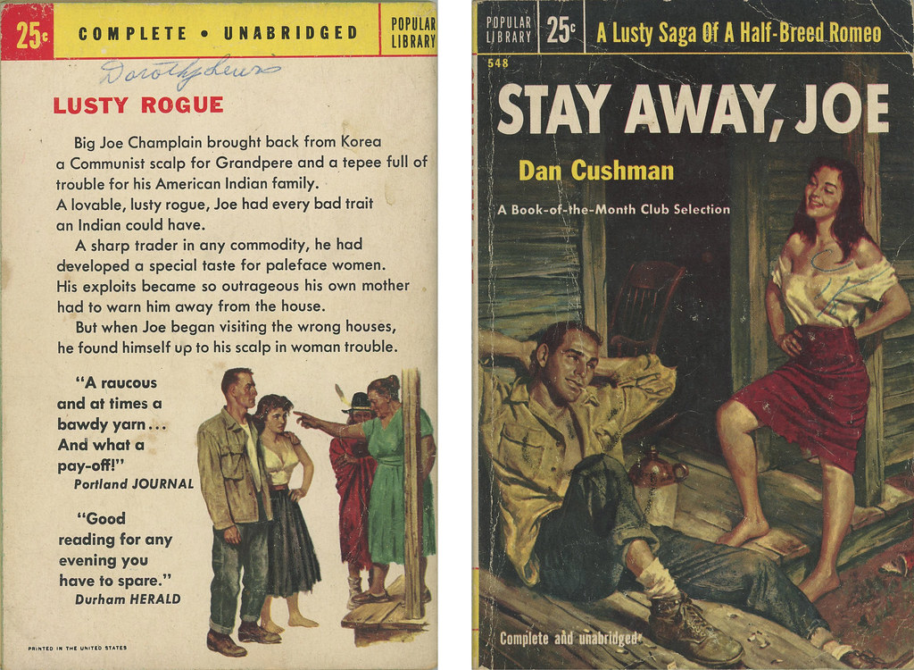 Popular Library 548 Dan Cushman Stay Away, Joe (with b… Flickr