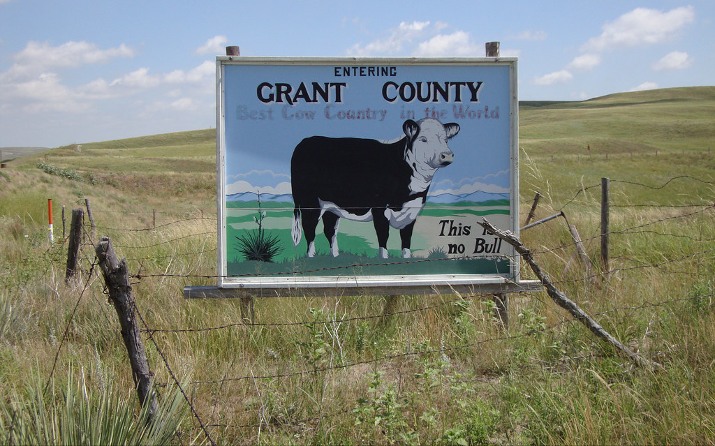 Entering Grant County Sign (Grant County, Nebraska) Flickr