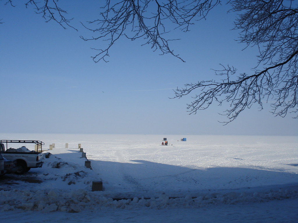Lake Mendota Ice Fishing I want to go ice fishing someday.… Flickr