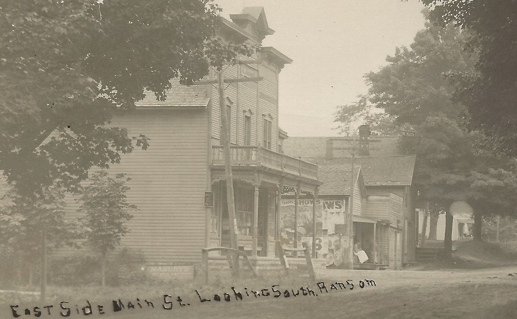 SW Ransom Hillsdale MI RPPC Downtown Stores Businesses Hom… Flickr