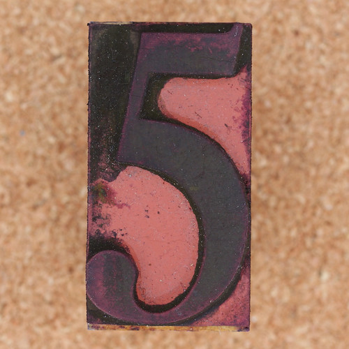 rubber stamp number 5 Leo Reynolds Flickr
