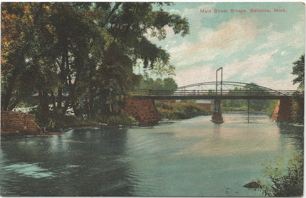 SW Bellevue MI Eaton County Village Main Street Bridge 190… Flickr