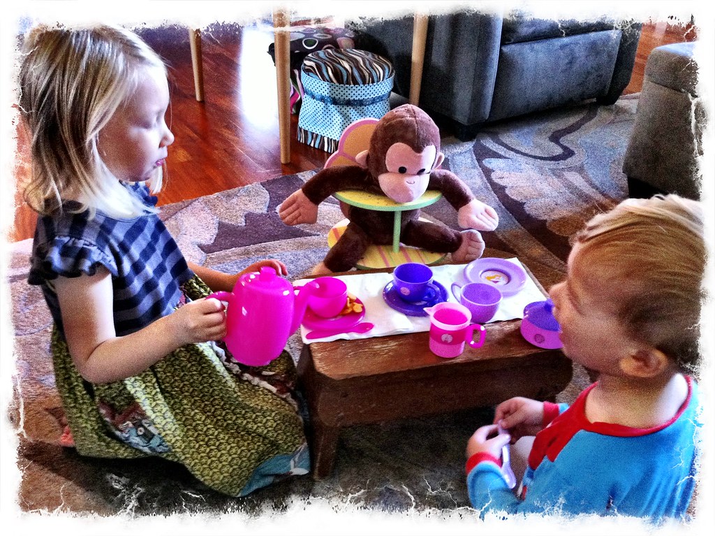 2024 Ainsley House Christmas Tea Party Tea Party Ainsley decided to have a tea party this morning… Jason