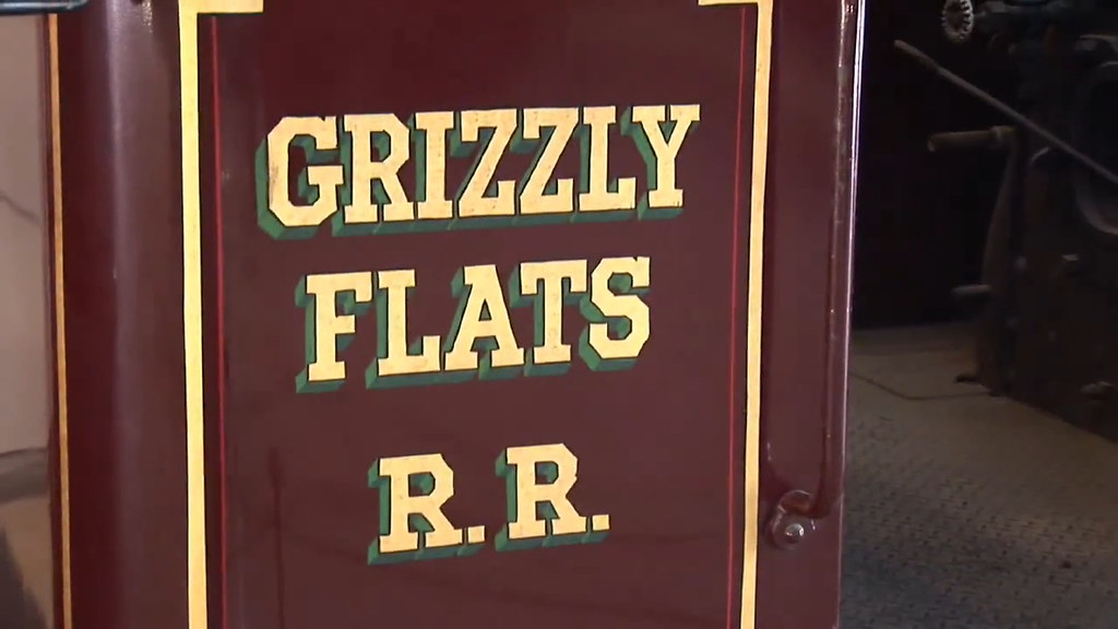 03 Grizzly Flats Railroad, steam No. 1, "Chloe" at Orange