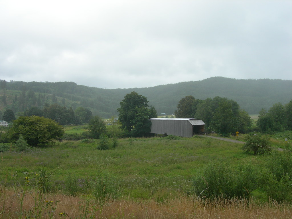 Grays River Covered Bridge Constructed in 1905 by HP Ahlbe… Flickr