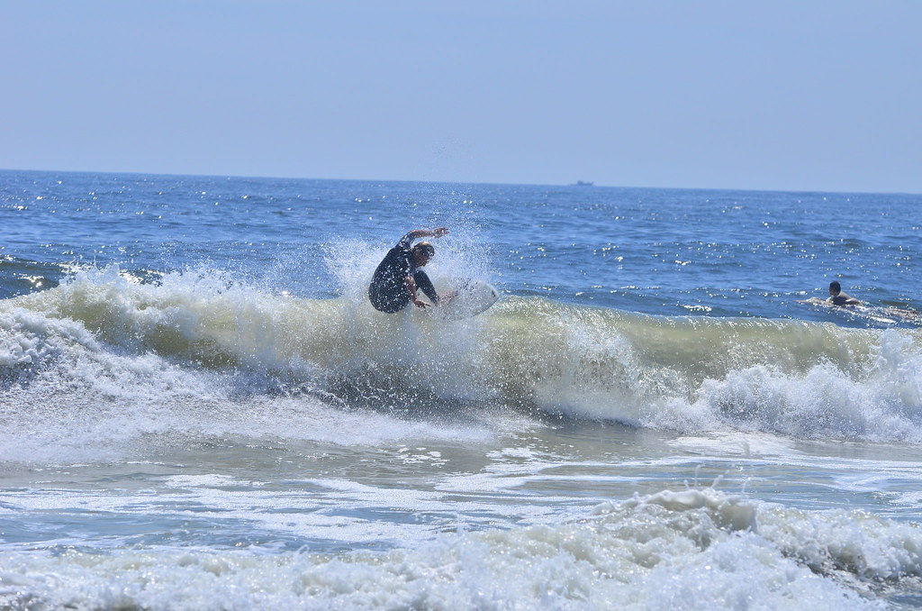 surfing surfer Long Beach NY Long Beach New York Hurricane… Flickr