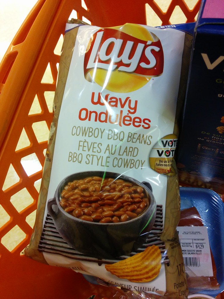 Chips fèves au lard BBQ style cowboy Cowboy BBQ Beans Chip… Flickr
