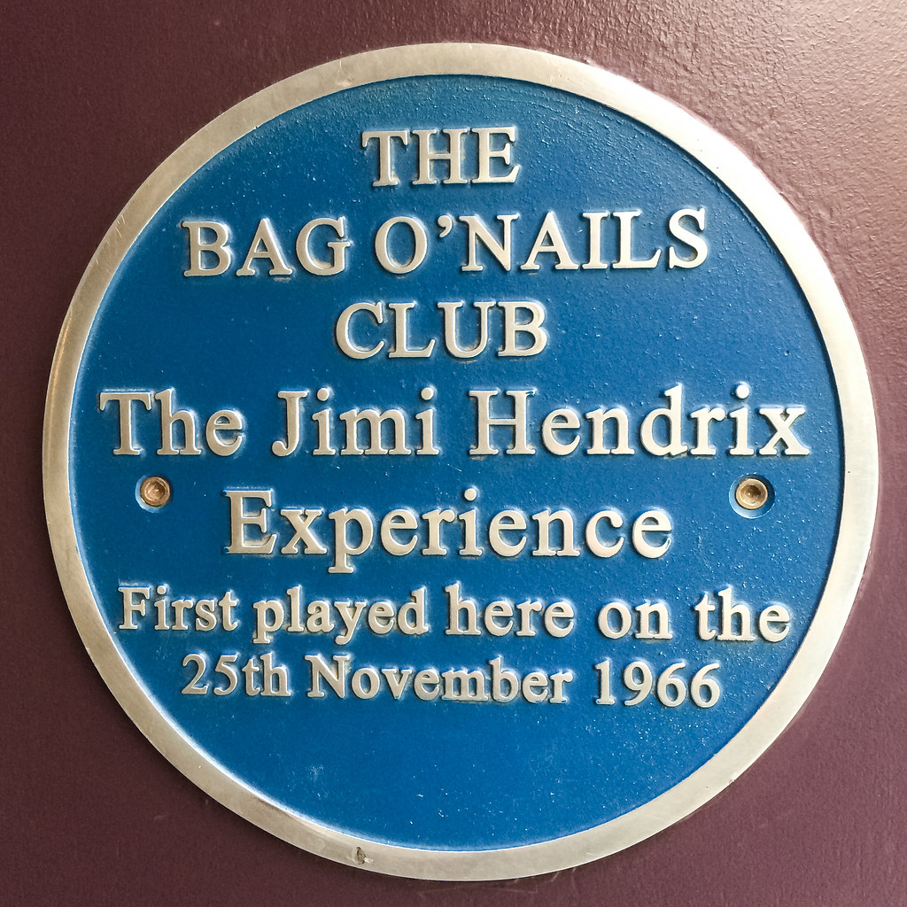 The Bag O'Nails Club The Jimi Hendrix Experience first pla… Flickr