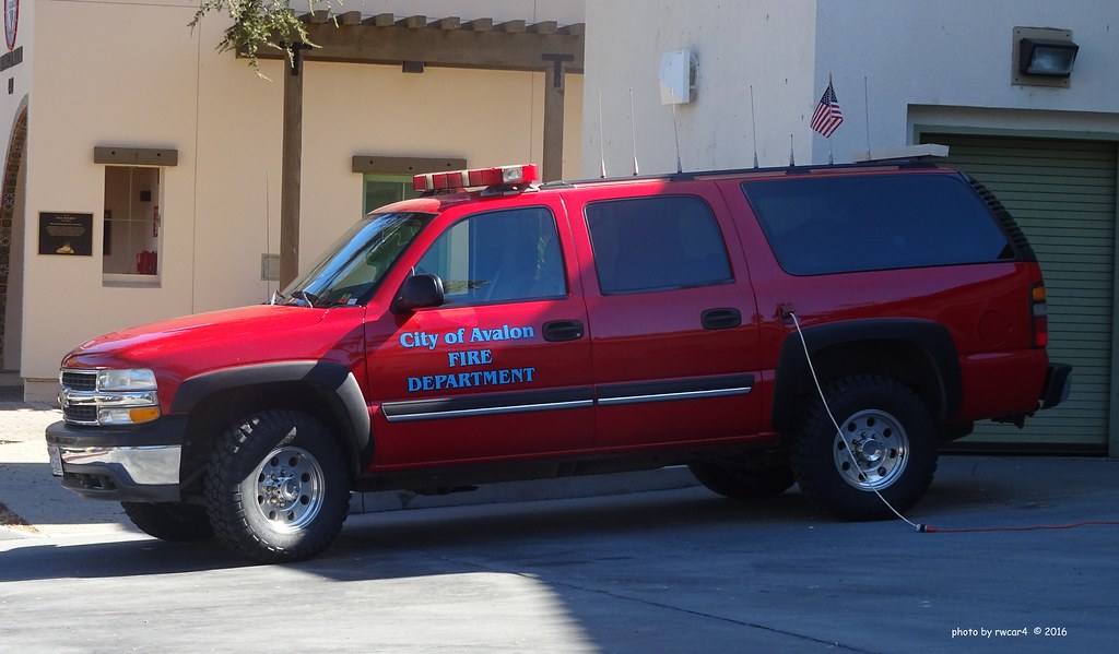 Avalon CA Fire Dept Chevrolet Suburban (1) rwcar4 Flickr