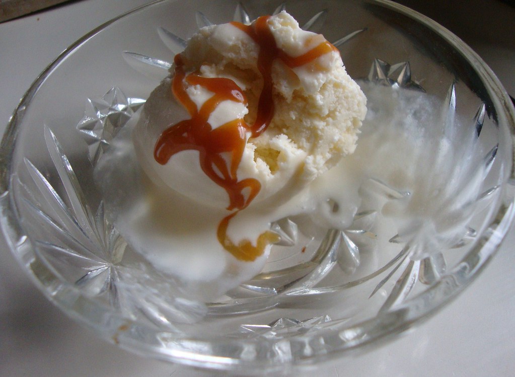 Double Ginger Ice Cream with Salted Caramel Sauce Made wit… Flickr