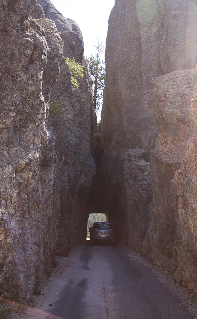 Needles Highway This is the infamous Needles Eye Tunnel. W… Flickr