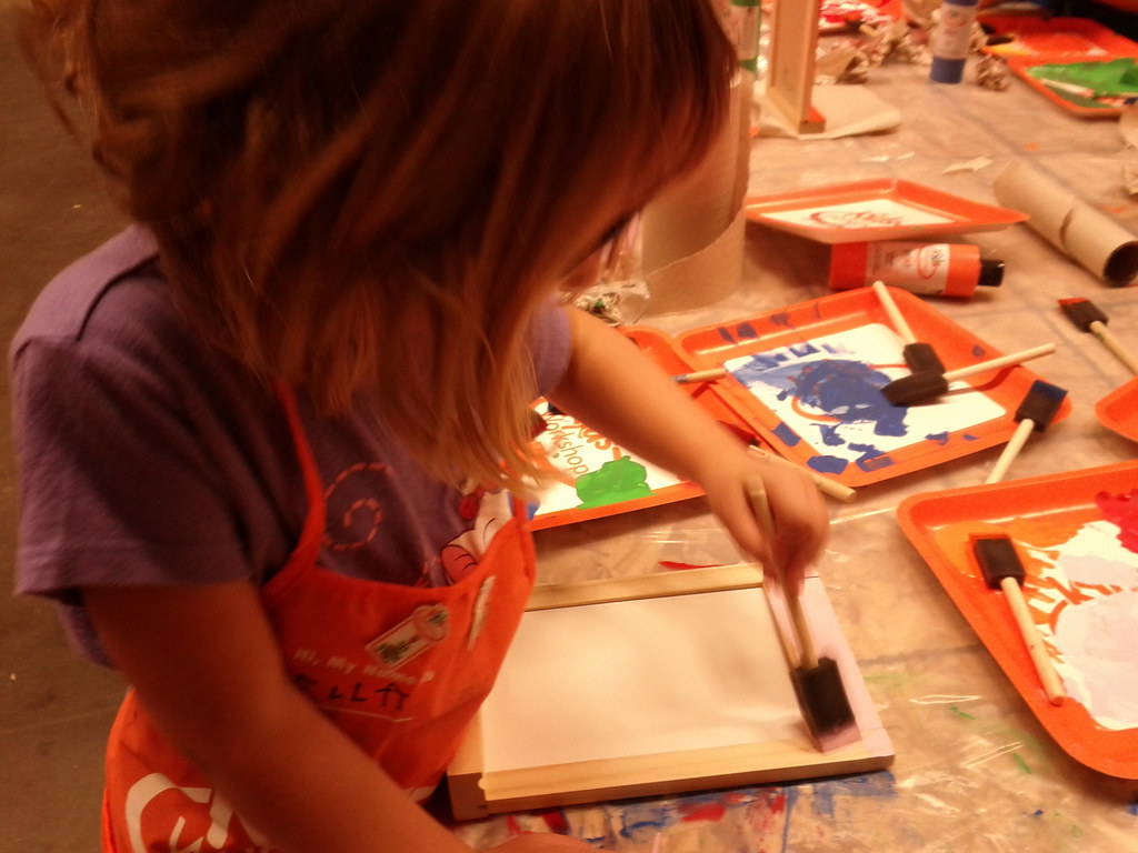 Painting this weekend's Home depot project Chris Winters Flickr