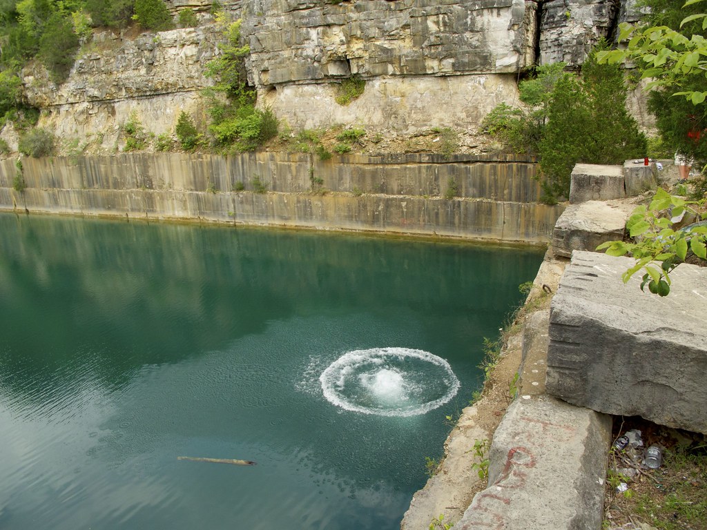 Rooftop quarry swimming Hilary Henegar Flickr
