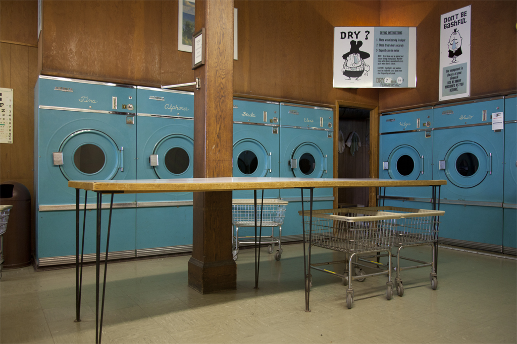 Marshall's Laundromat Happened across this laundromat in T… Flickr