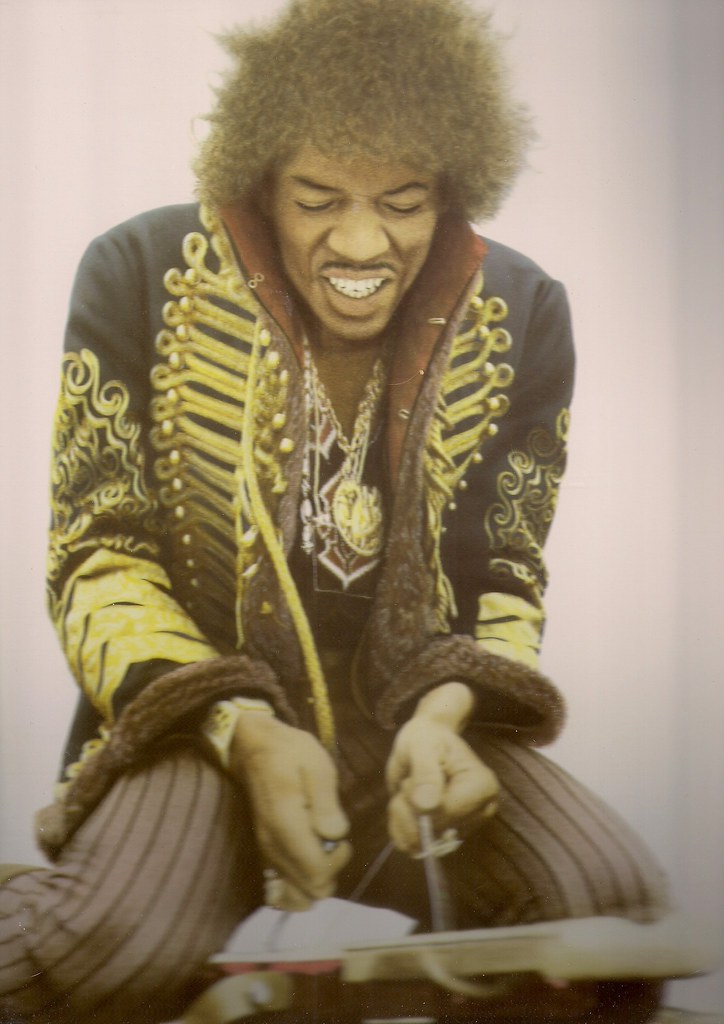 Jimi Hendrix Golden Gate Park, San Francisco,25 June 1967 rising70