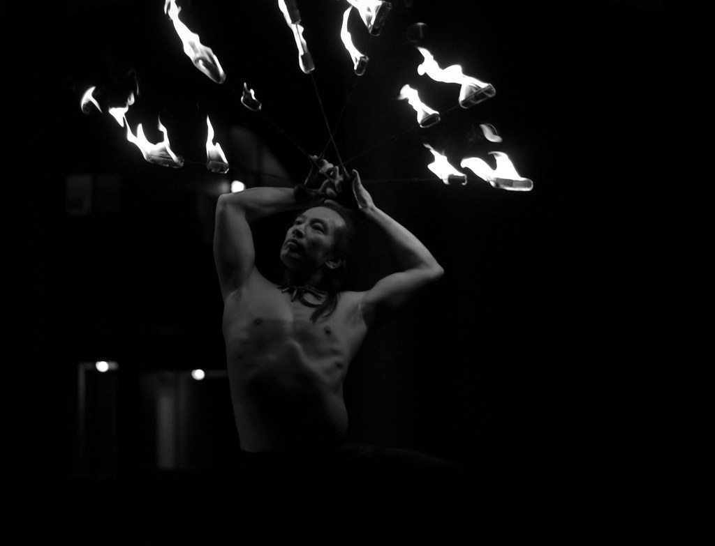 Fire Dance At the moment we have a Japanese student stayin… Flickr