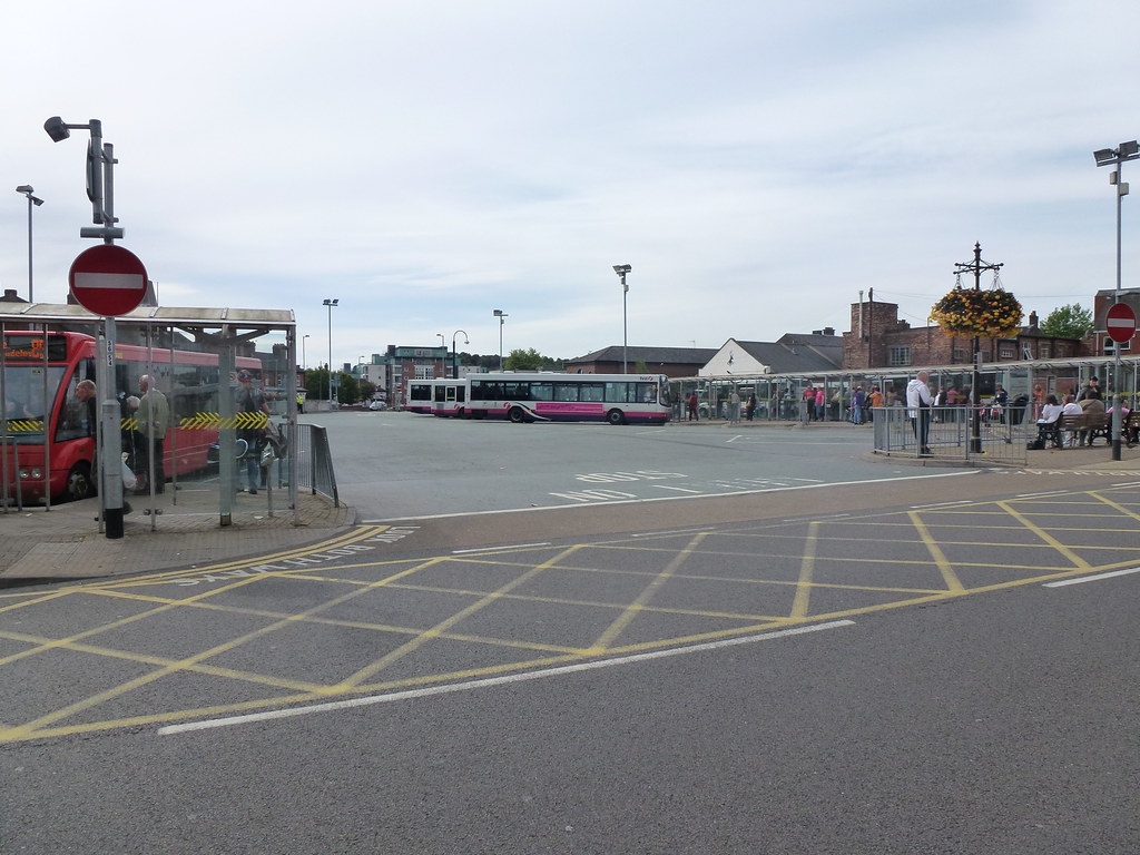 NewcastleuLyme Bus Station Taken at NewcastleuLyme Bus… Flickr