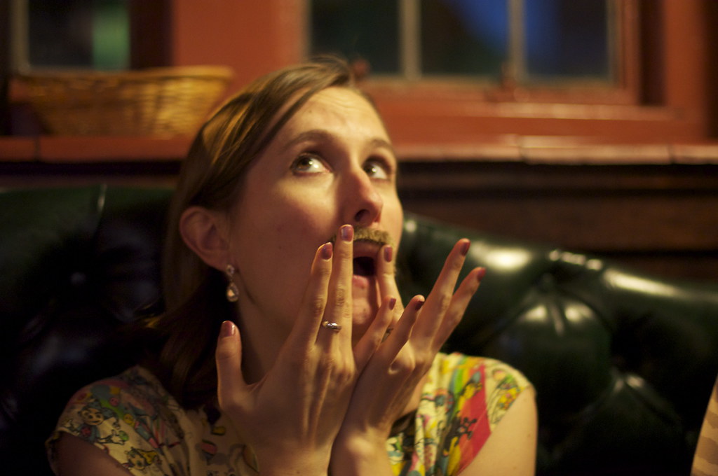 Tash & Painted Nails Nick b Flickr