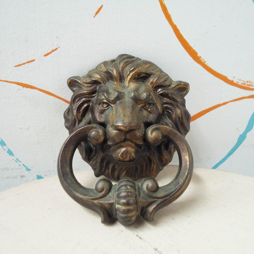 Lion head drawer pull Sold, 92011 Katrina Flickr