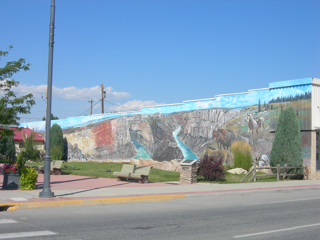 Bighorn Canyon Mural Lovell, Wyoming Jimmy Emerson, DVM Flickr
