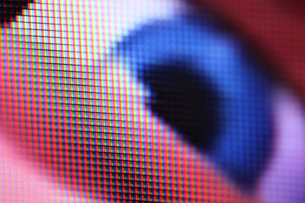 Television macro Pixel RGB elements on an LCD screen astroshots42 Flickr