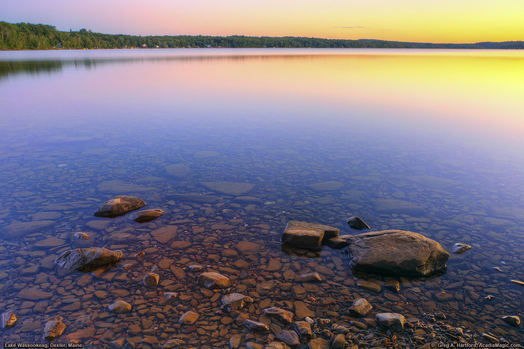 Lake Wassookeag Twilight Lake Wassookeag is located in Dex… Flickr