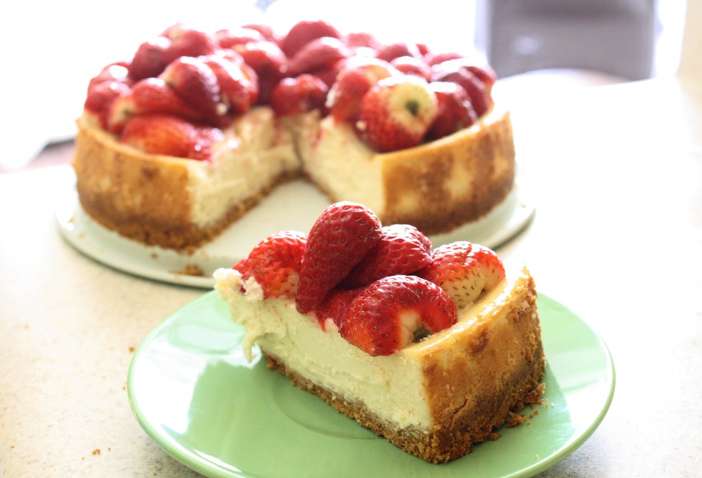 Macerated Strawberries Cheesecake Check out the full blog … Flickr
