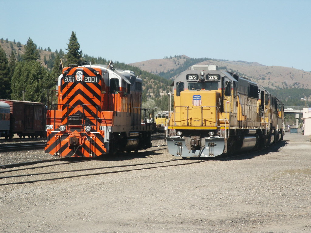 Western Pacific Meets Union Pacific in Portola, CA Flickr