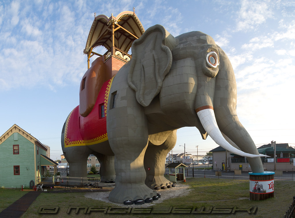 Lucy The Elephant Lucy The Elephant stares at the impeding… Flickr