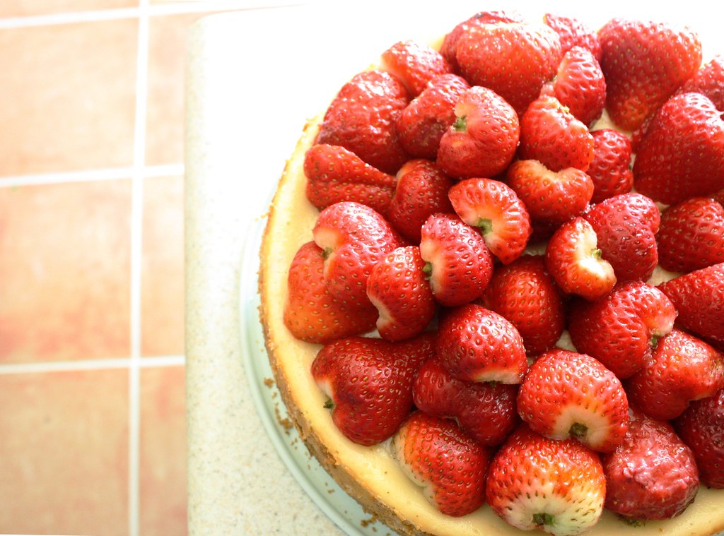 Macerated Strawberries Cheesecake Check out the full blog … Flickr