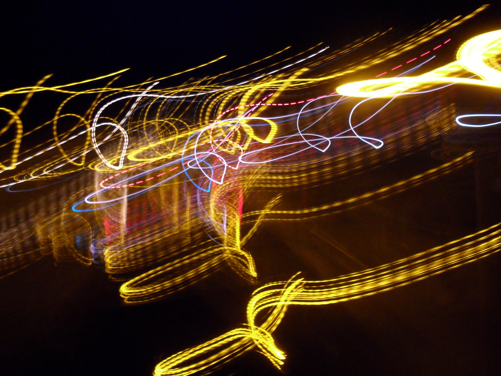 Flowing on ribbons of light. © All rights reserved. Do not… Flickr