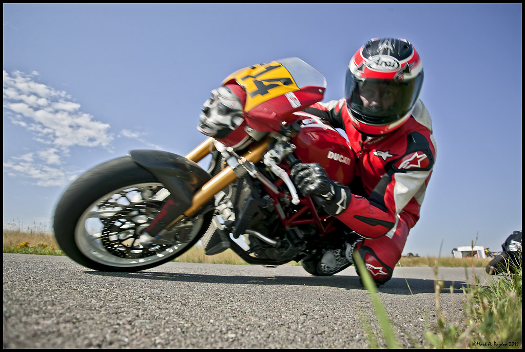 Ducati Knee Dragging My neighbor doing a little knee dragg… Flickr