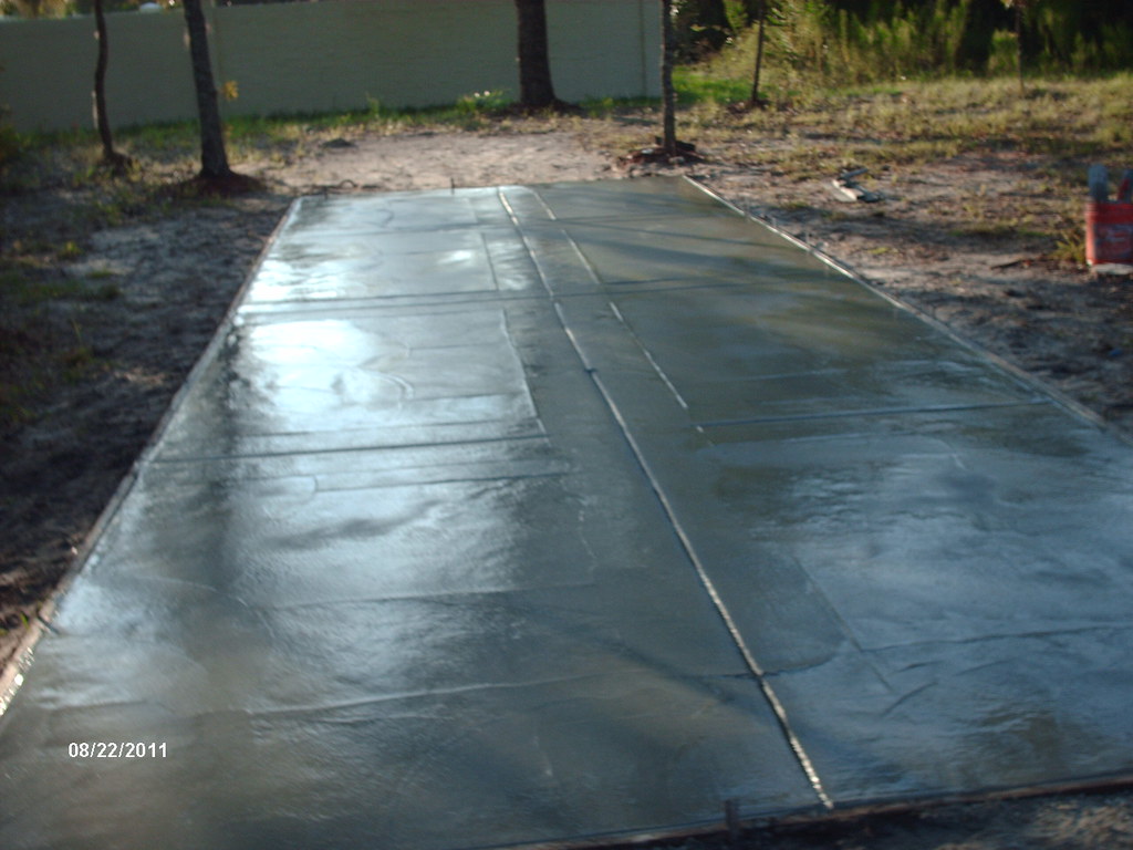 12' x 40' RV Parking Pad with Crushed Concrete Driveway Flickr