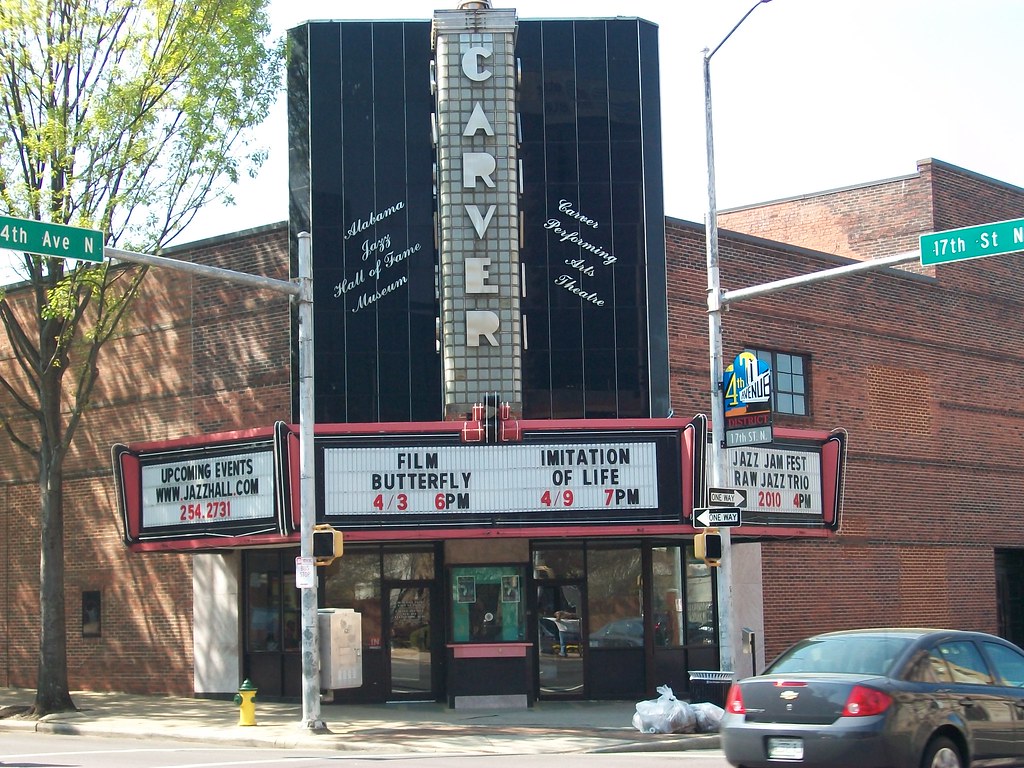 Carver theatre, Birmingham, Al. Built in 1935. Mark Flickr