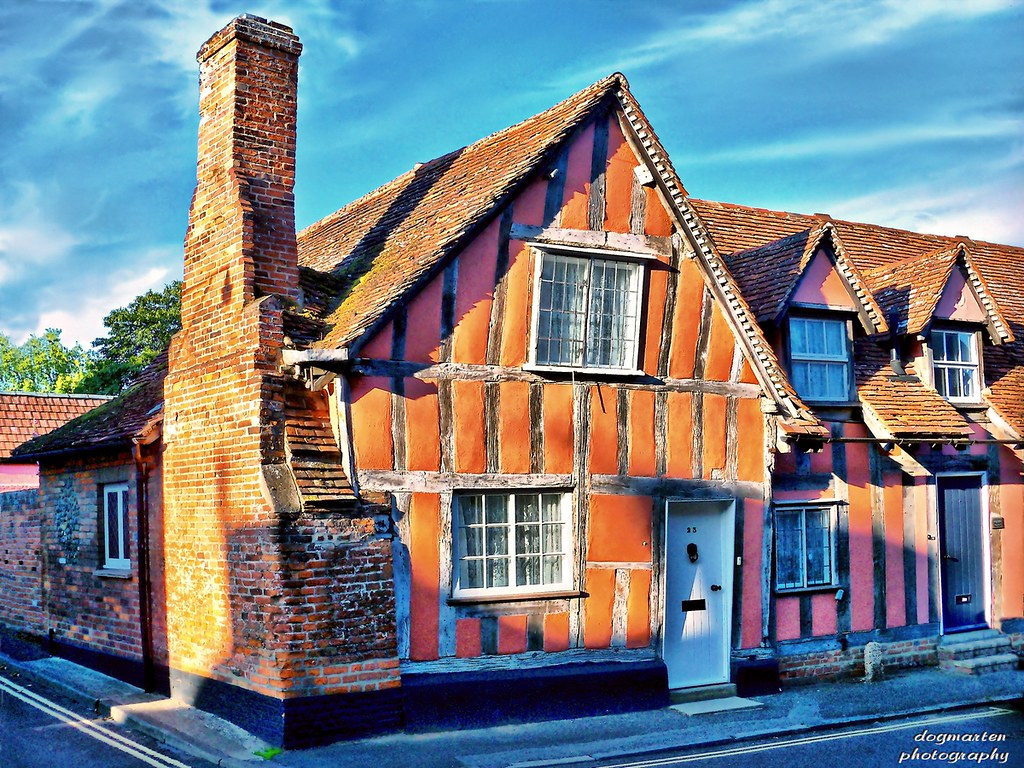 Flemish Weavers' Cottages, Lavenham a photo on Flickriver