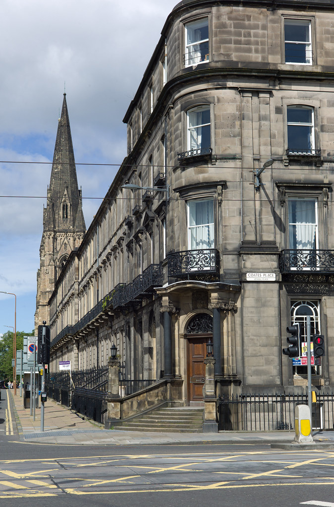 Coates Place/Palmerston Place, Edinburgh a photo on Flickriver