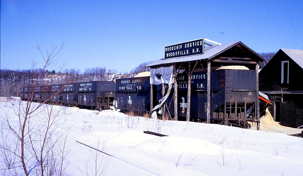 Woodchip Service, Woodsville, N.H., 1969. Photo taken and … Flickr