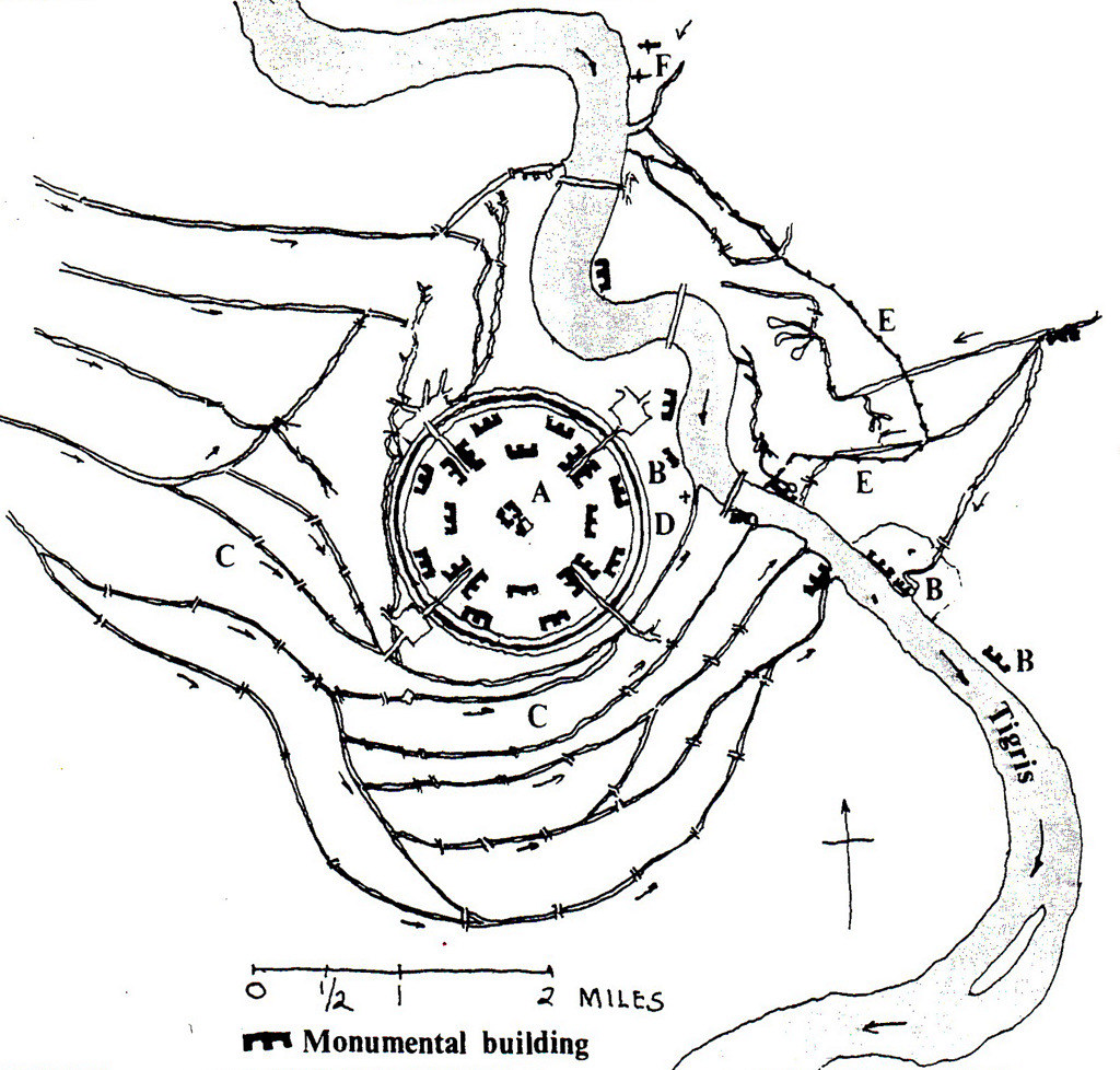 Ancient Baghdad China Map DOC35/4784 Plan of ancient Baghdad A. Government centre;… Flickr